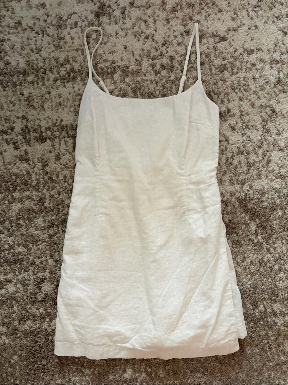 Abercrombie & Fitch Scoopneck Asymmetrical Linen-Blend Skort
